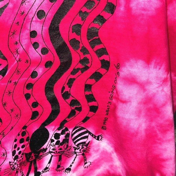 Vintage 1990 Cats T-Shirt - Picture 4 of 7